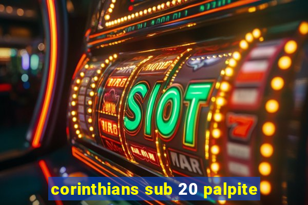 corinthians sub 20 palpite