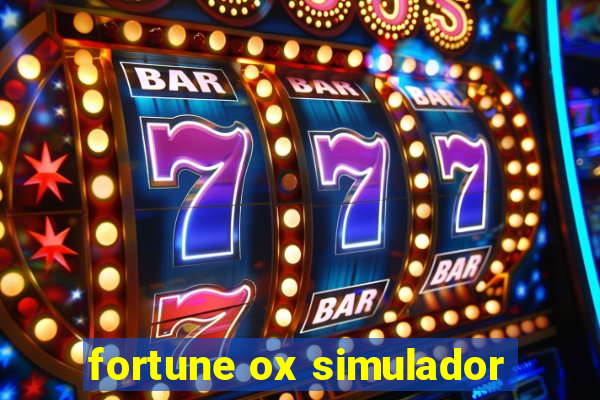 fortune ox simulador