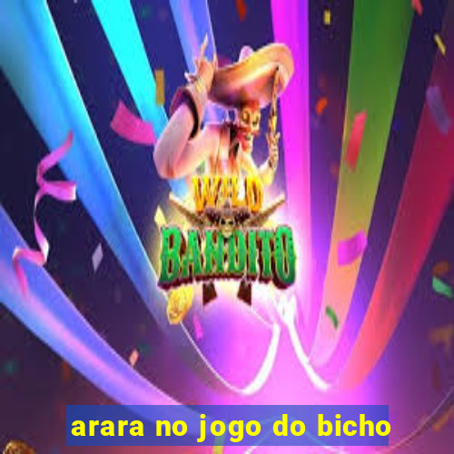 arara no jogo do bicho