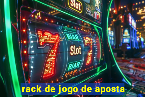 rack de jogo de aposta